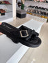 Buckle Multi Straps Slid On Sliders
